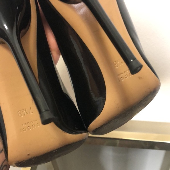 Gucci horse bit patent leather pump size 7.5 - Picture 9 of 12